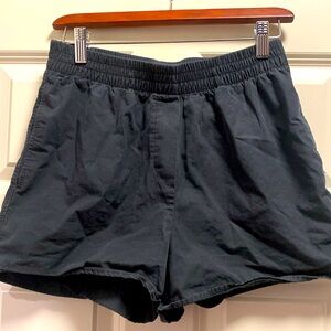 Faded black (that’s the look) pull on shorts. From Aritzia